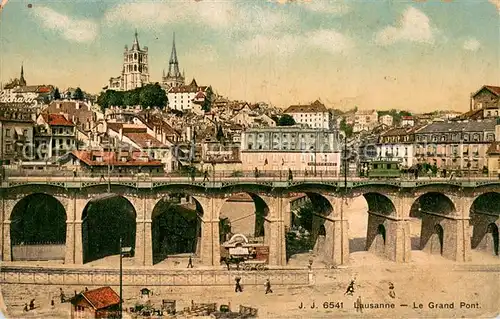 AK / Ansichtskarte Lausanne_VD Le Grand Pont Lausanne VD