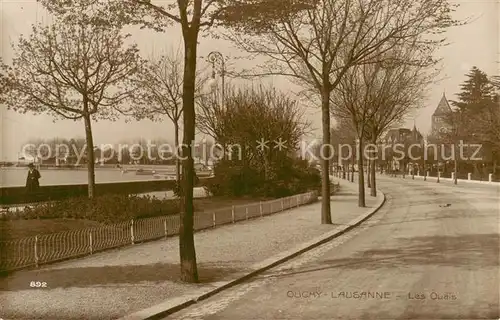 AK / Ansichtskarte Lausanne_Ouchy Les Quais Lausanne Ouchy