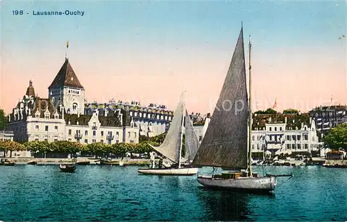 AK / Ansichtskarte Lausanne_Ouchy Vue densemble Lausanne Ouchy
