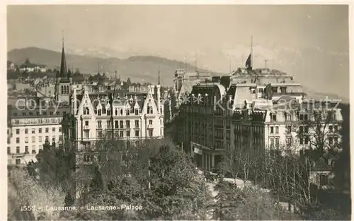 AK / Ansichtskarte Lausanne_VD Palace Lausanne VD