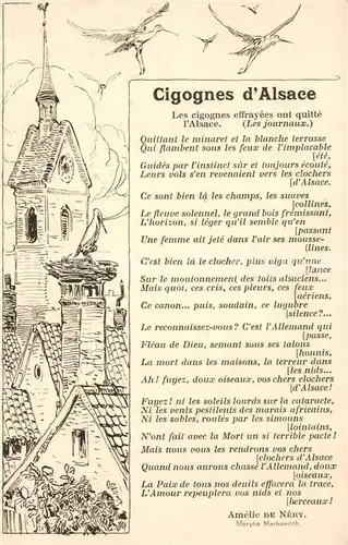 AK / Ansichtskarte Alsace_Elsass Vente au profit du tricot du soldat Alsace Elsass