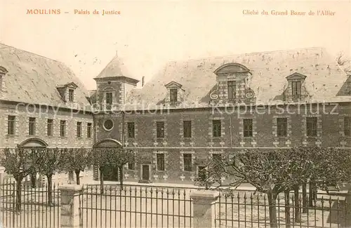 AK / Ansichtskarte Moulins_03_Allier Palais de Justice 