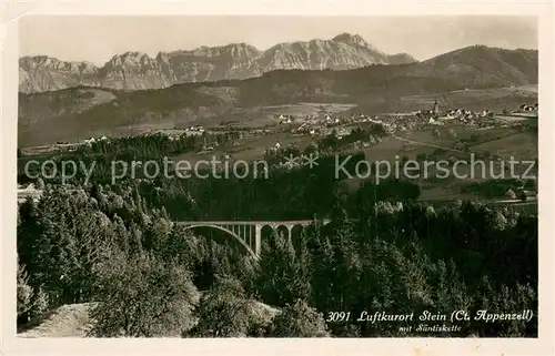 AK / Ansichtskarte Stein_AR Saentiskette Bruecke Stein_AR