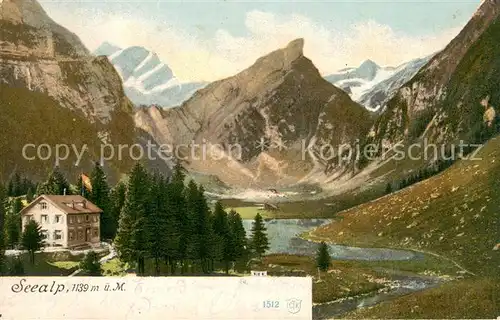 AK / Ansichtskarte Seealpsee_Saentis_IR Panorama 