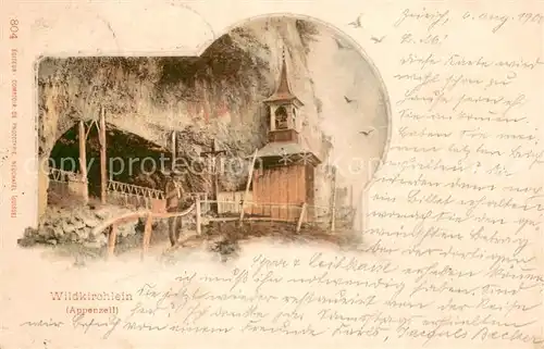 AK / Ansichtskarte Appenzell_IR Wildkirchlein Appenzell IR