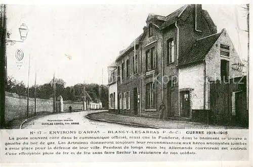 AK / Ansichtskarte Blangy_les_Arras Teilansicht Blangy_les_Arras