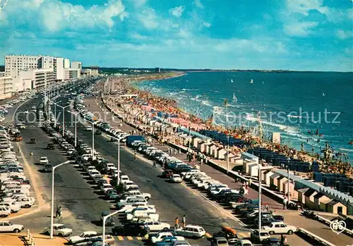 AK / Ansichtskarte Saint_Jean_de_Monts Plage et l esplanade de la Mer Saint_Jean_de_Monts