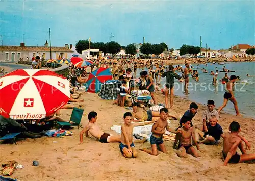 AK / Ansichtskarte L_Aiguillon sur Mer Strand L_Aiguillon sur Mer