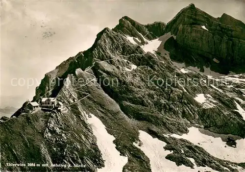 AK / Ansichtskarte Thierwies_AR Aufstieg z. Saentis Thierwies AR