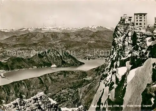 AK / Ansichtskarte Monte_Generoso Blick auf Lugano Monte Generoso