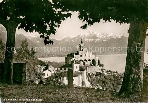 AK / Ansichtskarte Locarno_TI Madonna del Sasso Locarno_TI