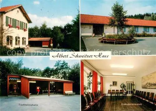 AK / Ansichtskarte Lindenfels_Odenwald Albert Schweitzer Haus Teilansichten Lindenfels Odenwald