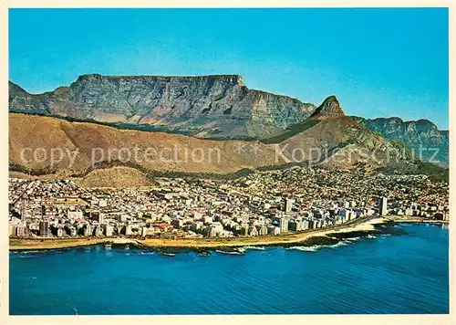 AK / Ansichtskarte Kapstadt Fliegeraufnahme Kapstadt