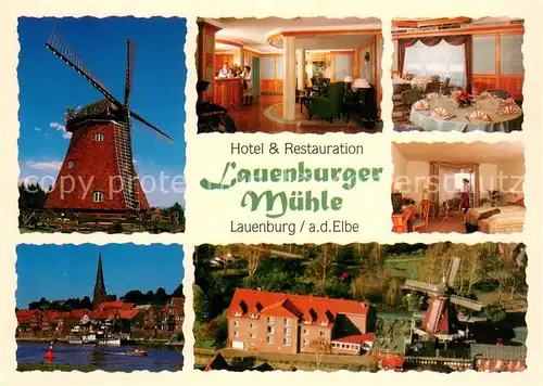 AK / Ansichtskarte Lauenburg_Elbe Hotel Restaurant Lauenburger Muehle Lauenburg Elbe