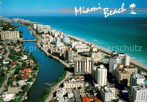 AK / Ansichtskarte Miami_Beach Fliegeraufnahme Hotels 