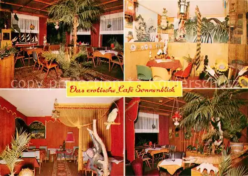 AK / Ansichtskarte Sottorf_Harburg Cafe Sonnenblick Innenansichten Sottorf Harburg