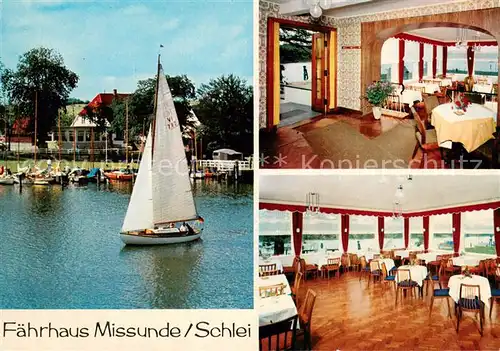 AK / Ansichtskarte Missunde_Schlei Faehrhaus Missunde 