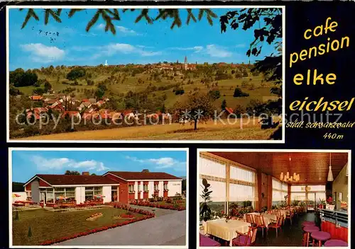 AK / Ansichtskarte Eichsel Cafe Pension Elke suedli. Schwarzwald Eichsel