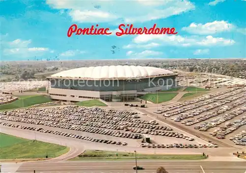 AK / Ansichtskarte Pontiac_Michigan Fliegeraufnahme Silverdome 