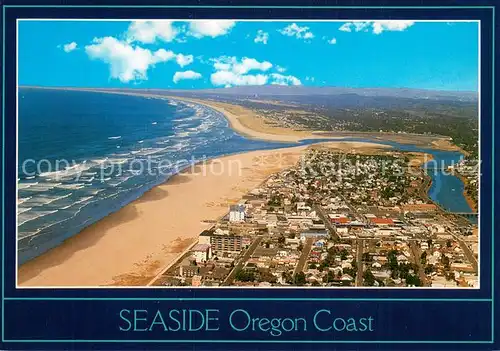 AK / Ansichtskarte Oregon_US State Fliegeraufnahme Kueste Strand Oregon_US State