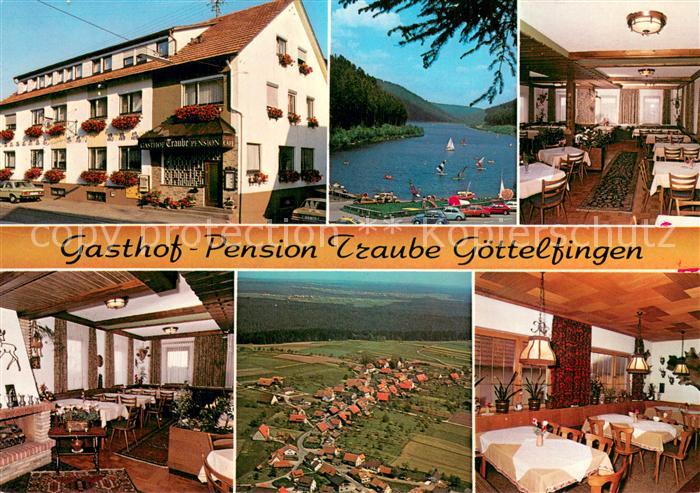 Ak Ansichtskarte Goettelfingen Seewald Schwarzwald Gasthof Pension