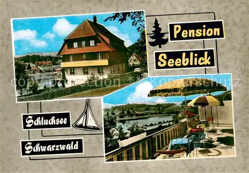 AK / Ansichtskarte Schluchsee Pension Seeblick Schluchsee