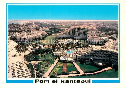 AK / Ansichtskarte Port_El Kantaoui_Tunesie Vue aerienne 