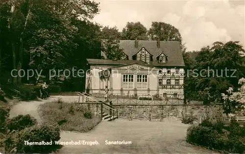 AK / Ansichtskarte Wiesenbad Thermalbad Wiesenbad Sanatorium Wiesenbad
