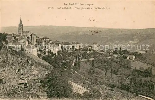 AK / Ansichtskarte Faycelles Gesamtansicht und Tal Lot Faycelles