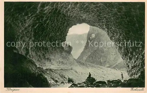 AK / Ansichtskarte Koenigssee Eiskapelle Koenigssee