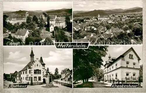 AK / Ansichtskarte Heitersheim Krankenhaus Schloss Rathaus Heitersheim