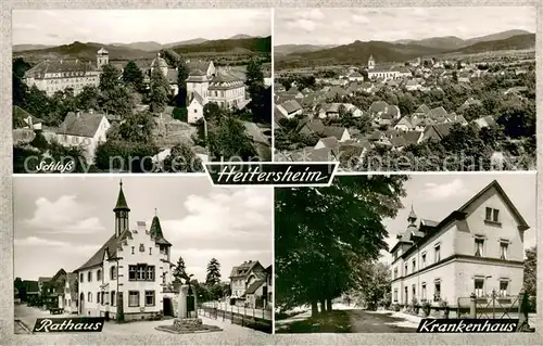 AK / Ansichtskarte Heitersheim Krankenhaus Schloss Rathaus Heitersheim