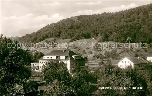AK / Ansichtskarte Herten_Rheinfelden St. Annahaus Herten Rheinfelden