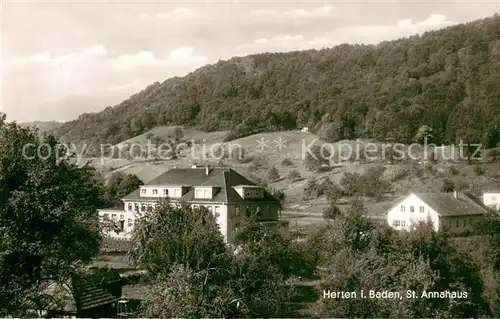 AK / Ansichtskarte Herten_Rheinfelden St. Annahaus Herten Rheinfelden
