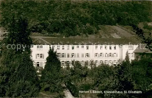 AK / Ansichtskarte Herten_Rheinfelden Krankenhaus St. Elisabeth Herten Rheinfelden