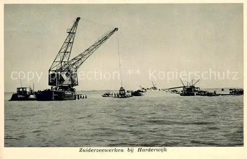 AK / Ansichtskarte Zuiderzeewerken Hafenkrahn Zuiderzeewerken