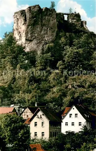 AK / Ansichtskarte Streitberg_Oberfranken Teilansicht Streitberg Oberfranken