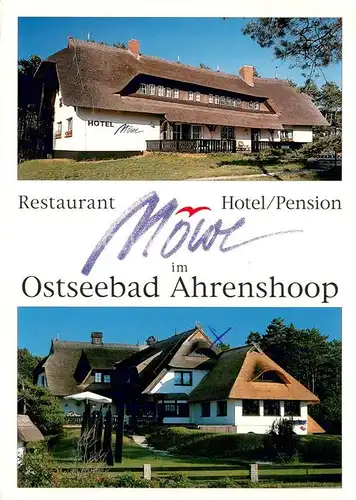 AK / Ansichtskarte Ahrenshoop_Ostseebad Restaurant Hotel Moewe Ahrenshoop_Ostseebad