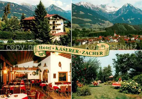 AK / Ansichtskarte Fischen_Allgaeu Hotel Kaserer Zacher Teilansichten Fischen Allgaeu