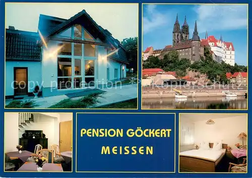 AK / Ansichtskarte Meissen_Elbe_Sachsen Pension Goeckert Meissen_Elbe_Sachsen