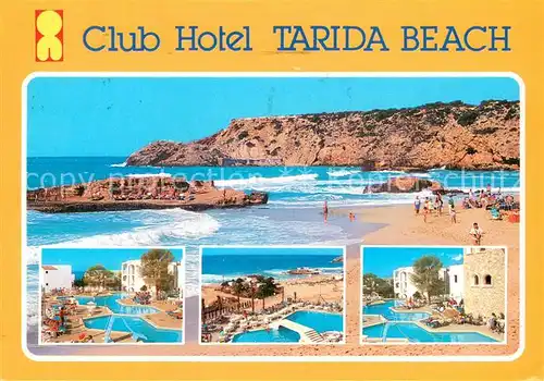 AK / Ansichtskarte Ibiza_Islas_Baleares Club Hotel Tarida Beach Teilansichten Ibiza_Islas_Baleares