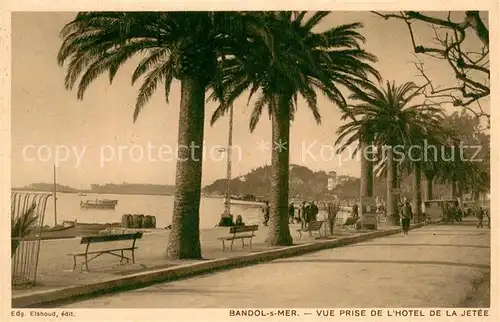 AK / Ansichtskarte Bandol_83 sur Mer Vue prise de lHotel de la Jetee 