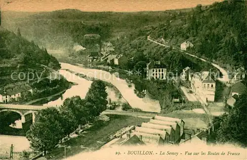 AK / Ansichtskarte Bouillon_sur_Semois Vue sur les Routes de France La Semoy Bouillon_sur_Semois