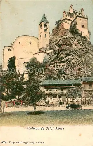 AK / Ansichtskarte Aosta Chateau de Saint Pierre Aosta