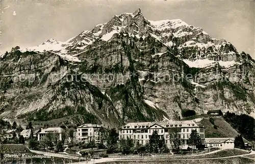 AK / Ansichtskarte Glarus_GL Kantonsspital Glarus_GL