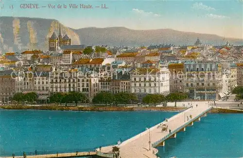 AK / Ansichtskarte Geneve_GE Vue de la Ville Haute Geneve_GE