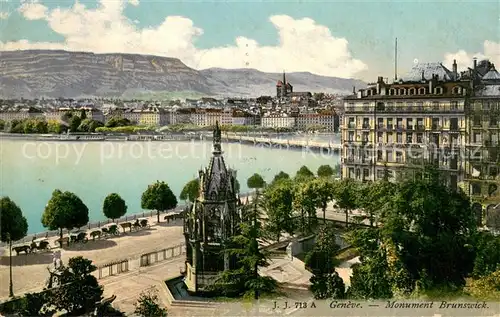 AK / Ansichtskarte Geneve_GE Monument Brunswick Geneve_GE