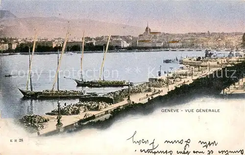 AK / Ansichtskarte Geneve_GE Vue generale Geneve_GE