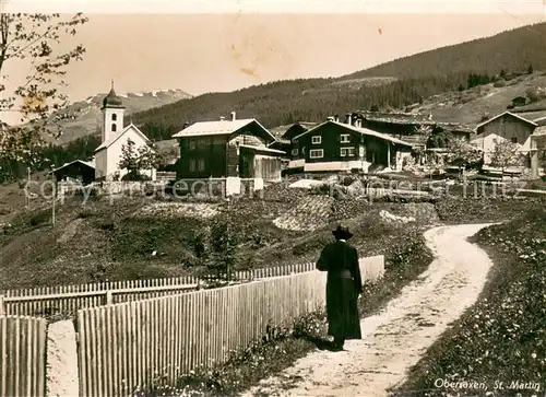 AK / Ansichtskarte Obersaxen_GR St Martin Obersaxen GR