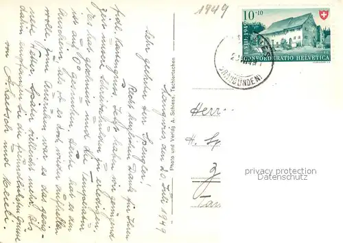 AK / Ansichtskarte Langwies_GR Panorama Ortsansicht Langwies GR